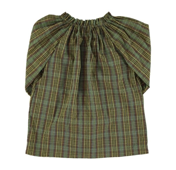 Blusa green cuadros - Imagen 4