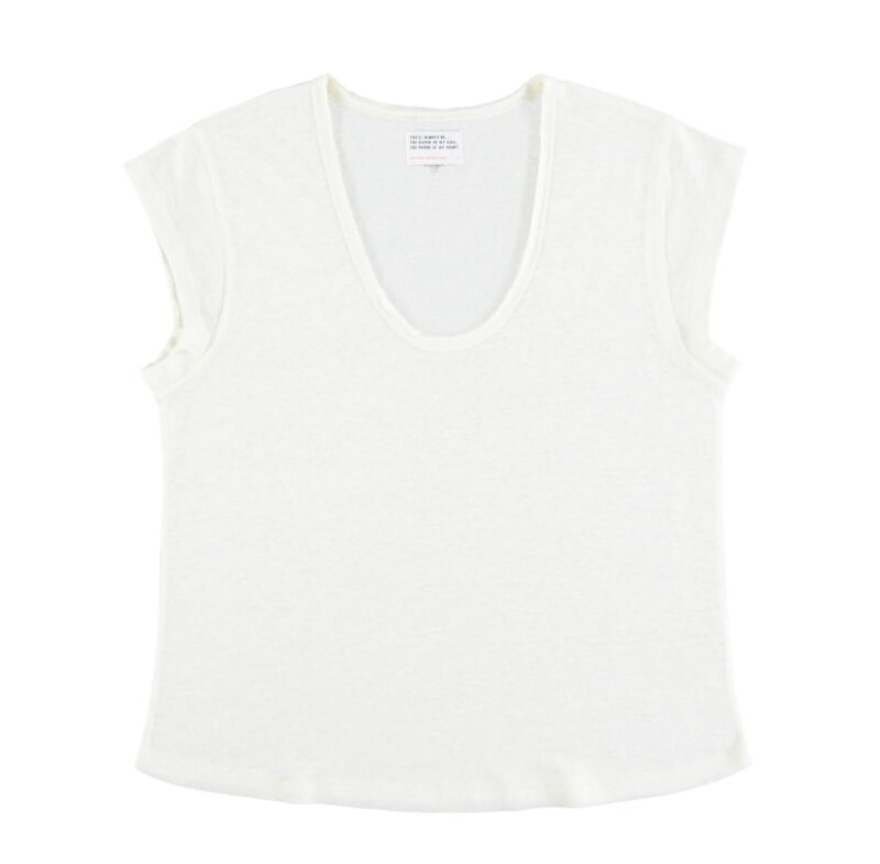 Camiseta lino white