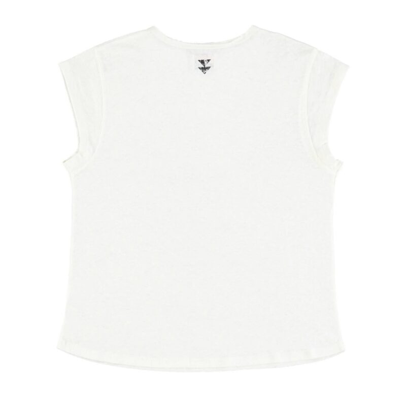 Camiseta lino white - Imagen 2