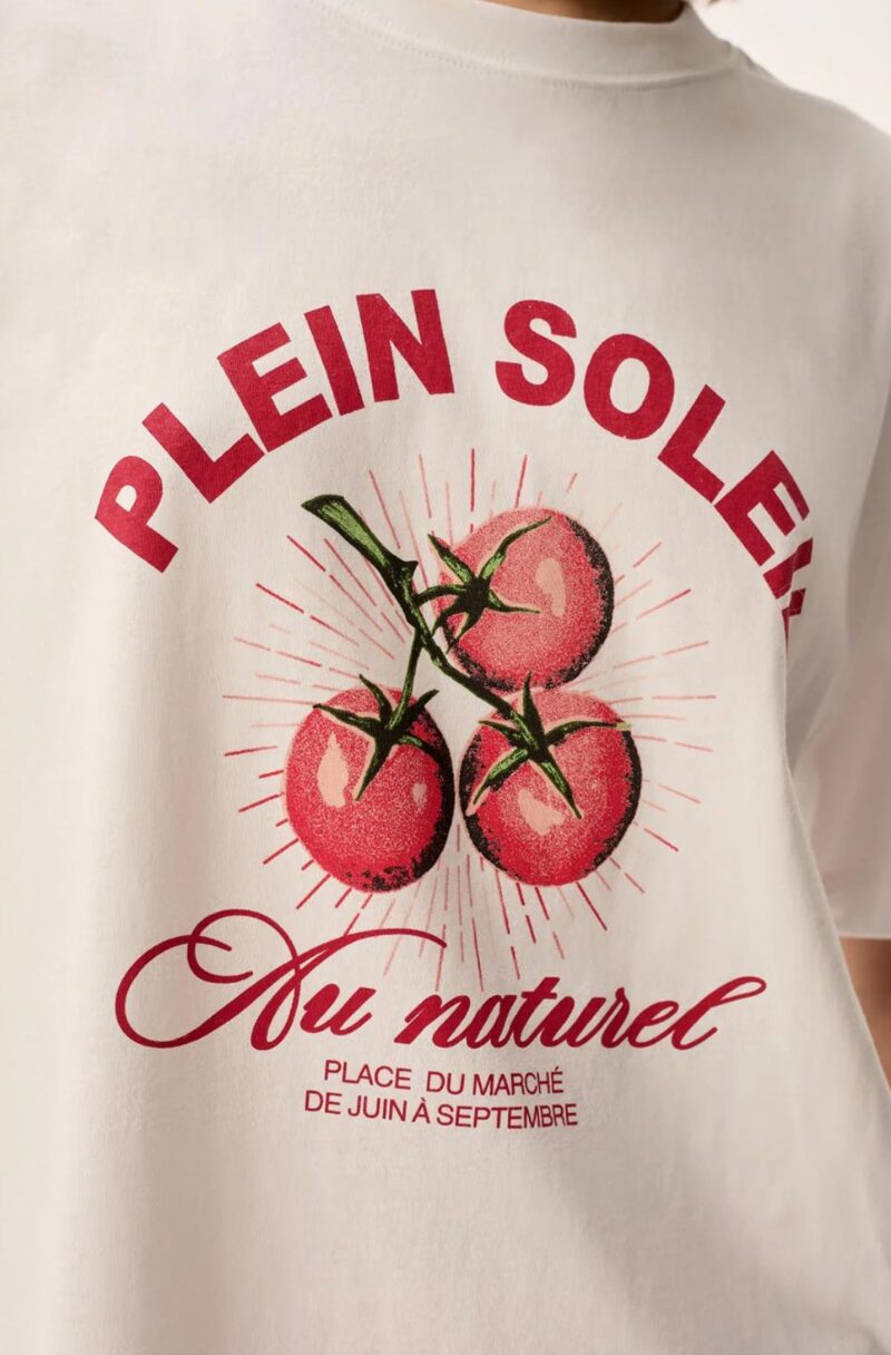 Camiseta jerem ecru tomate - Imagen 3