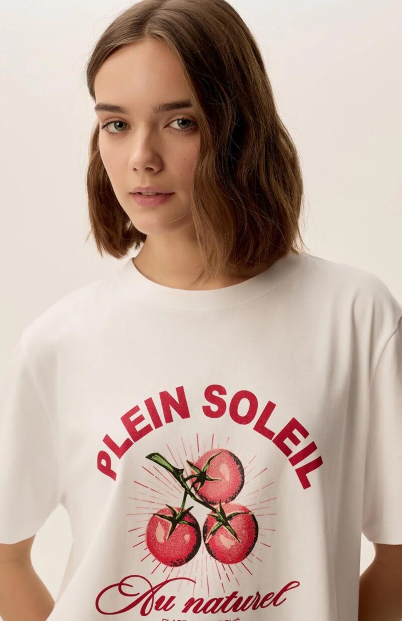 Camiseta jerem ecru tomate - Imagen 4