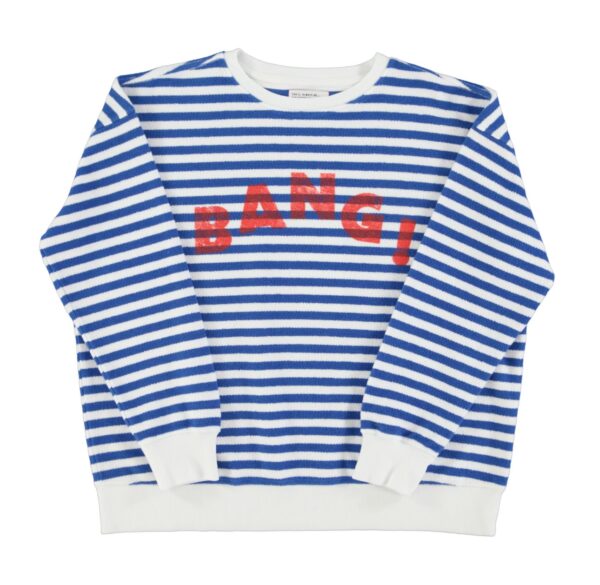 Sudadera stripes blue/ecru "bang"