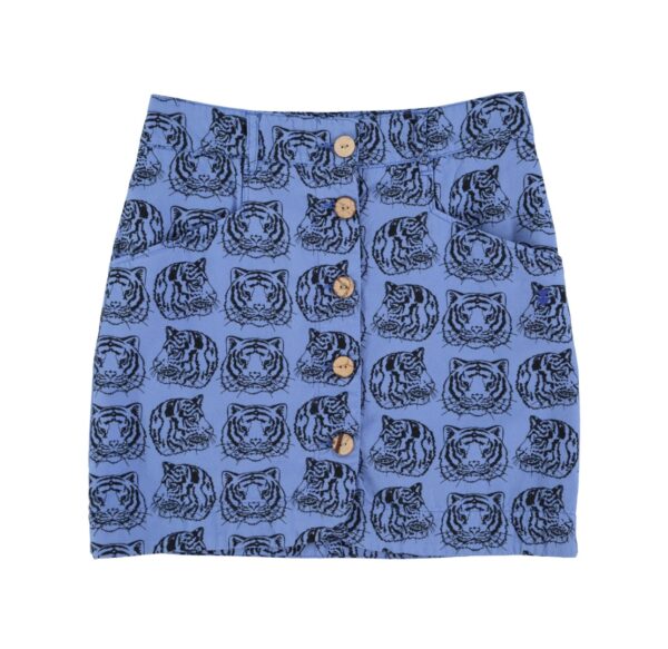 Falda corta blue tigers