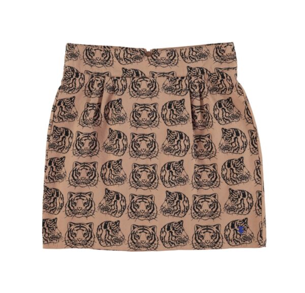 Falda corta light brown tigers