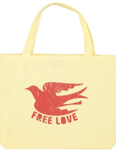 XL Bag yellow "free love"