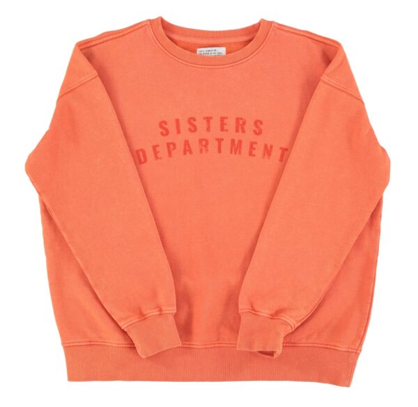 Sudadera orange "sisters department"