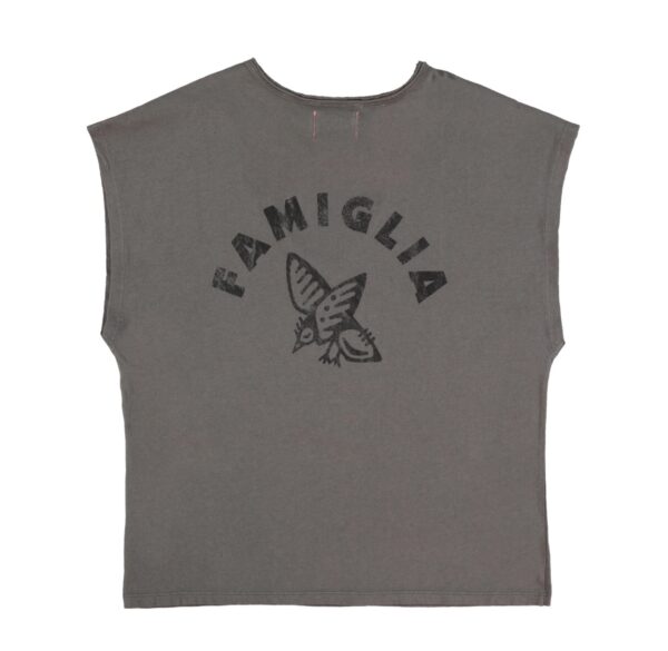 Camiseta dark grey "famiglia" - Imagen 3