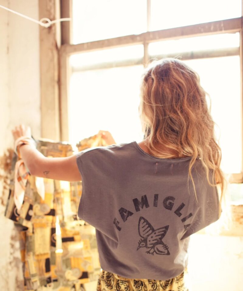 Camiseta dark grey "famiglia"