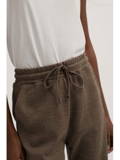 Pantalón cuadros colares marron