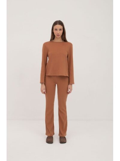 Pantalon colorado caramelo