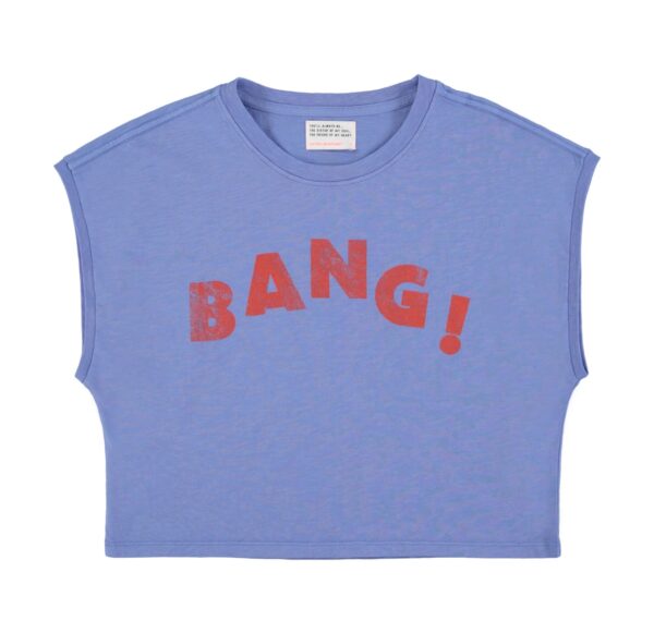 Camiseta top blue "bang" - Imagen 2