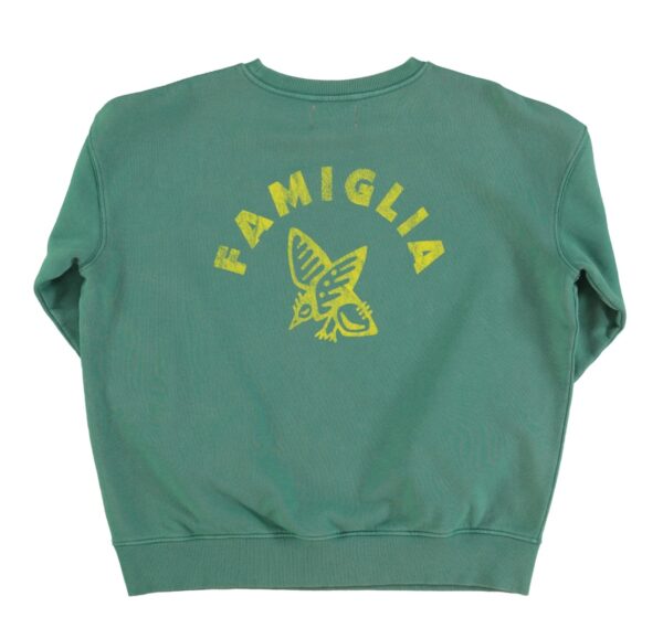 Sudadera green "famiglia"