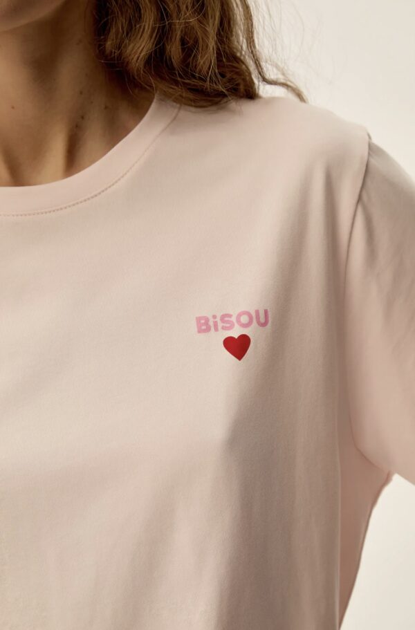 Camiseta gazoline rosa bisou