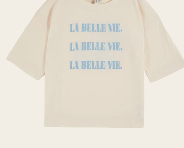 Camiseta oversize belle creme - Imagen 4