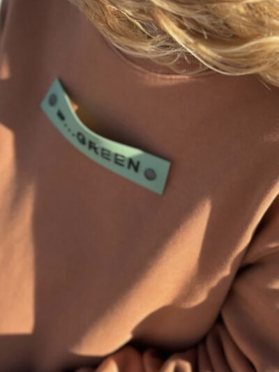 Sudadera mp color terracota