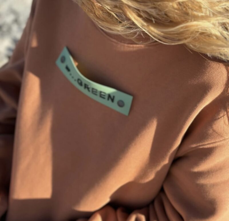 Sudadera mp color terracota