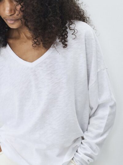 Camiseta sonoma ml pico blanco