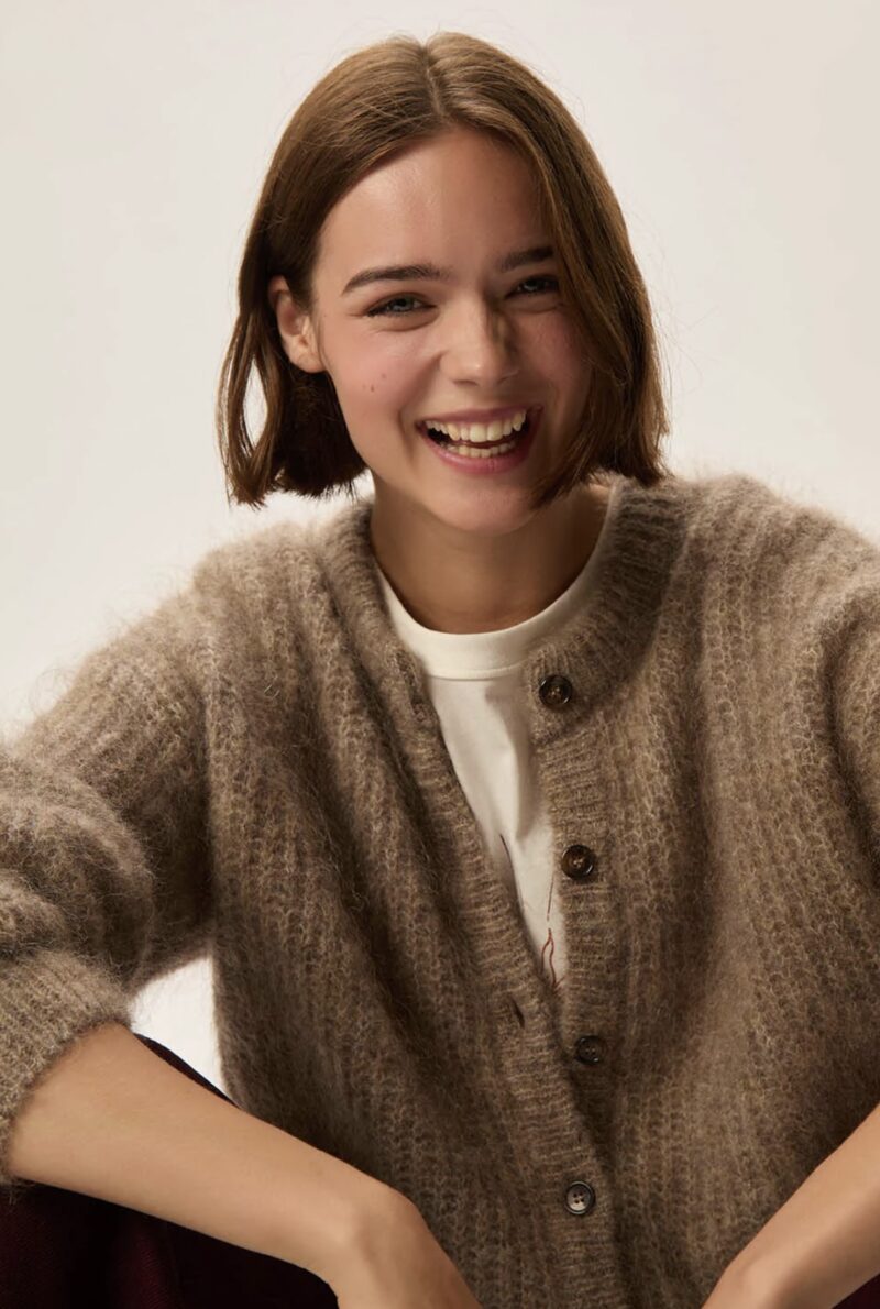 Chaqueta mohair alma botones - Imagen 3