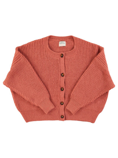 Cardigan punto old pink