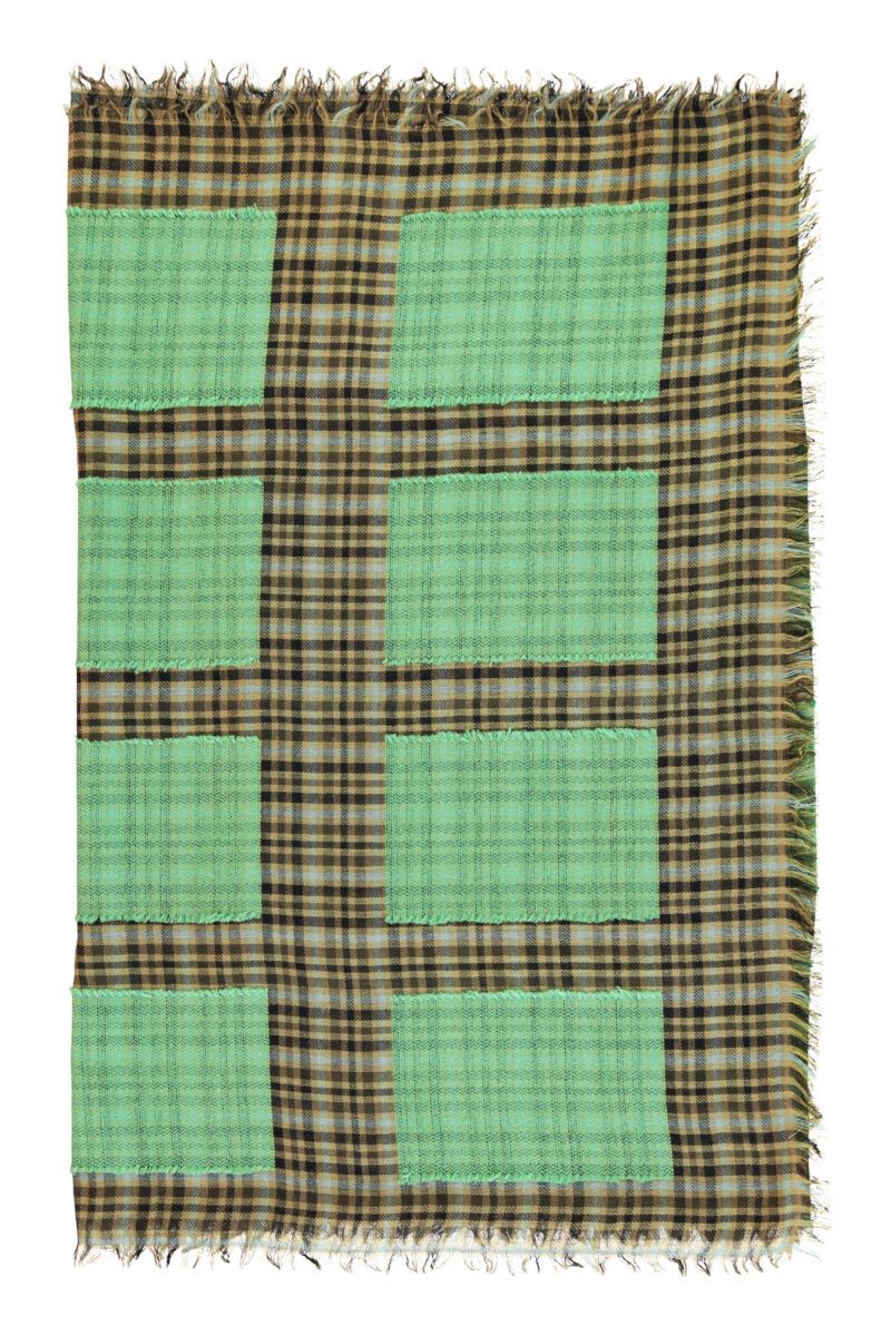Bufanda green squares - Imagen 7