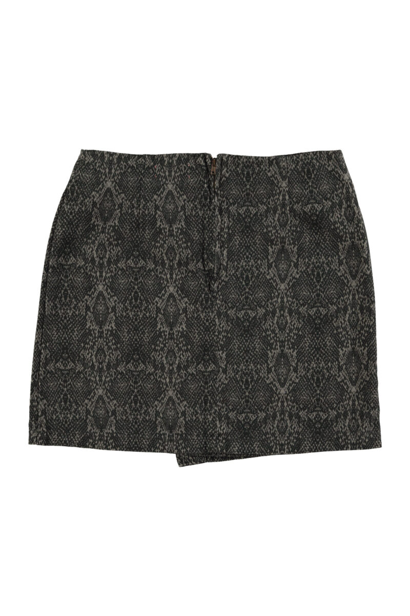 Falda corta grey animal print - Imagen 4