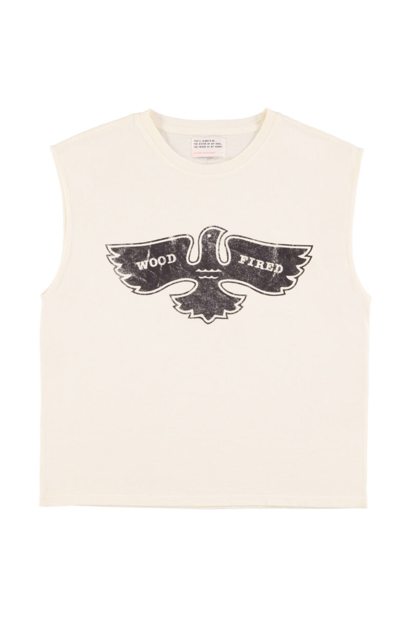 Camiseta s/m white "eagle"