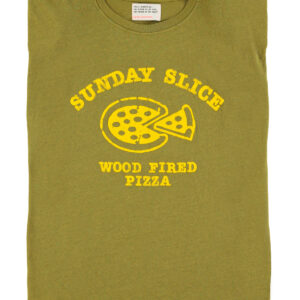Camiseta shoulder pads olive green "sunday slice"