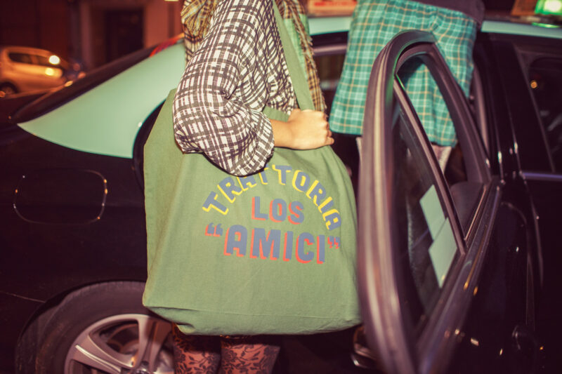XL Bag green "los amici" - Imagen 2