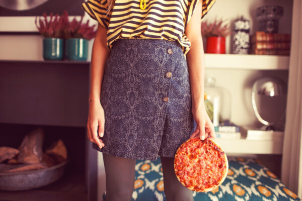 Camiseta yellow & black stripes - Imagen 3