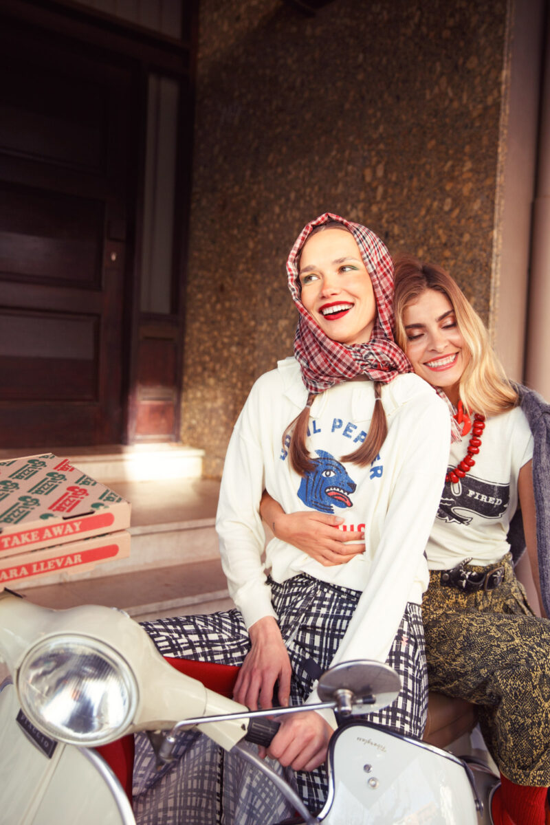 Sudadera collar white "datil pepper" - Imagen 5