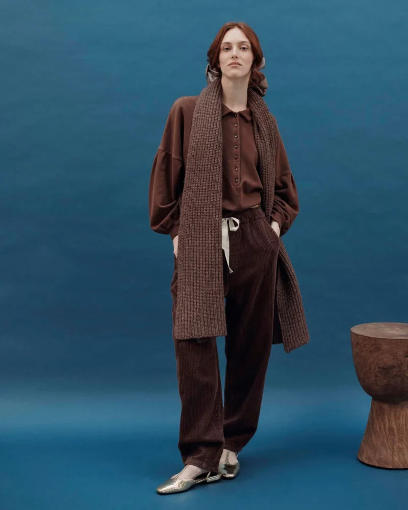 Sudadera Cannie botones brown - Imagen 2