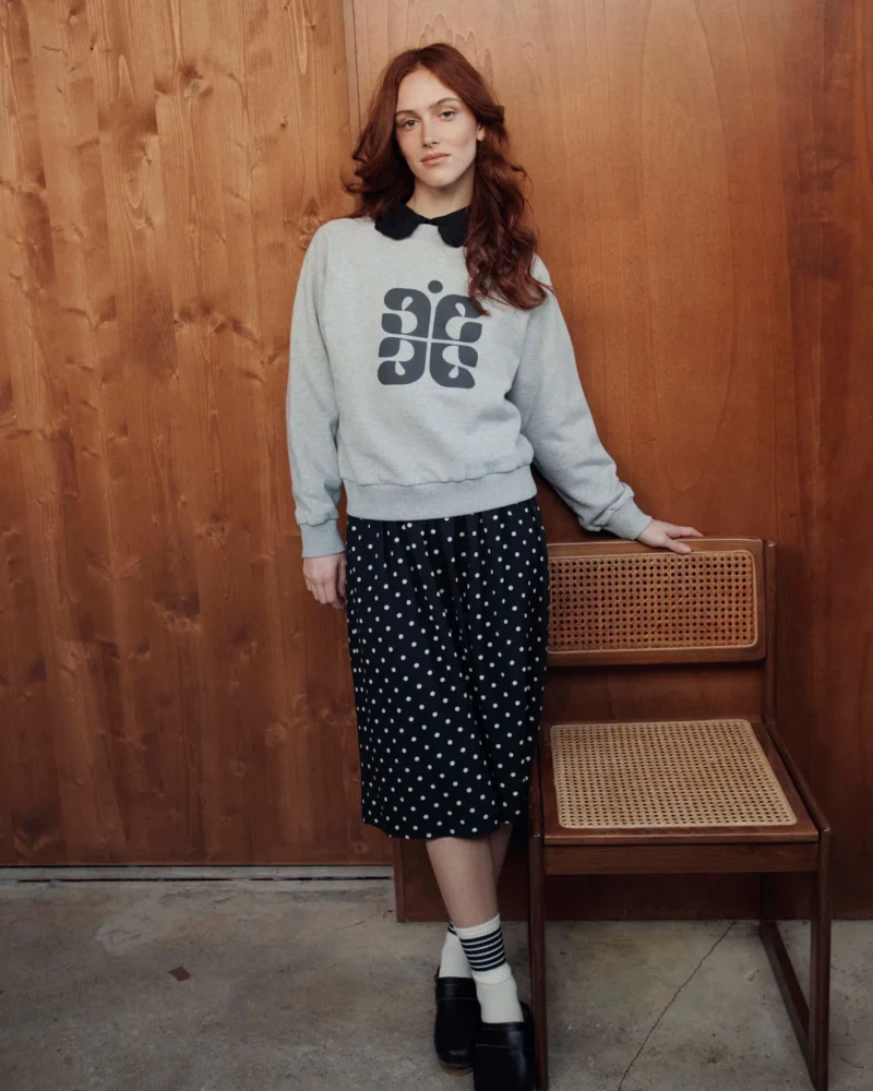Sudadera Carl logo gris - Imagen 3