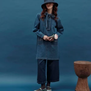 Pantalón Colorado denim corte 7/8