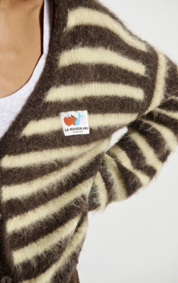 Chaqueta punto nenybay rayas - Imagen 2