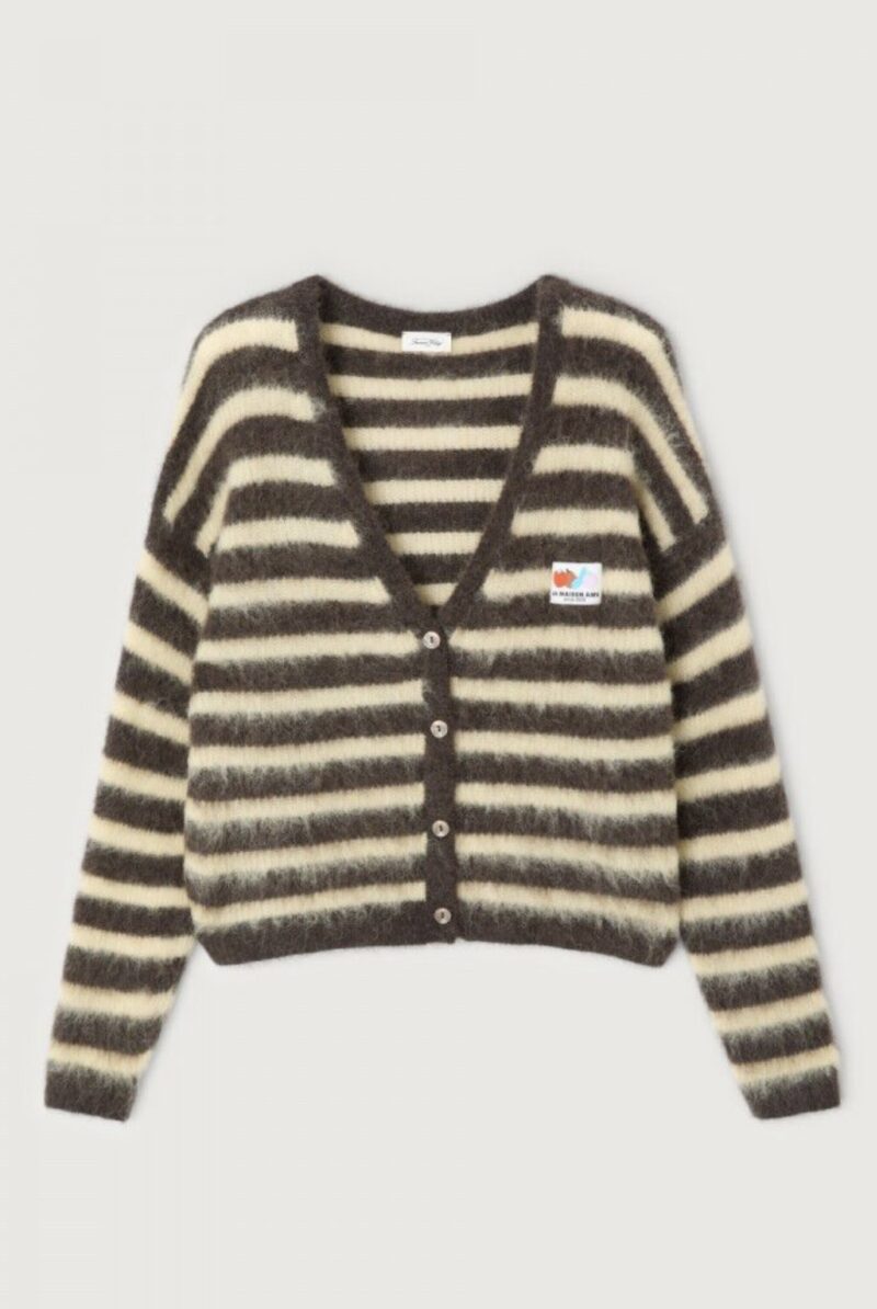 Chaqueta punto nenybay rayas - Imagen 7