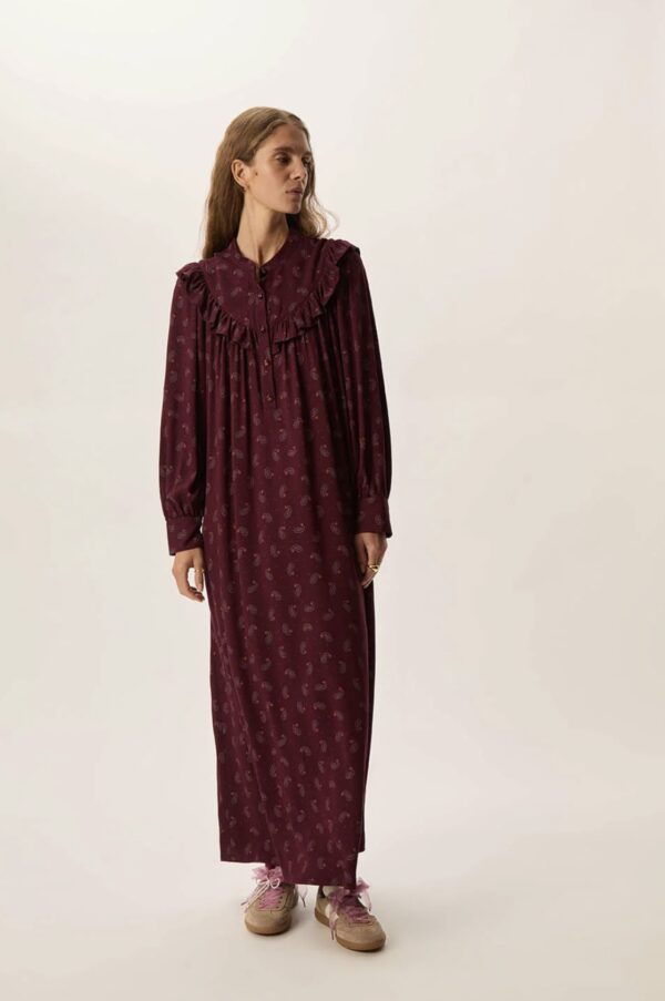 Vestido largo elyana paisley - Imagen 4
