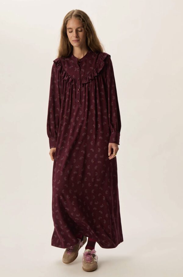 Vestido largo elyana paisley - Imagen 5