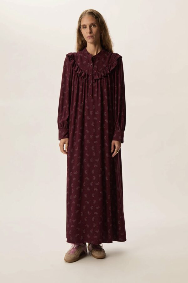 Vestido largo elyana paisley