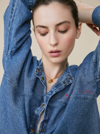 Blusa Daphne denim