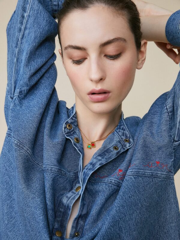 Blusa Daphne denim