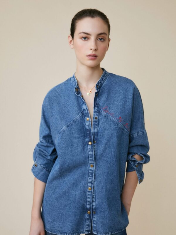 Blusa Daphne denim - Imagen 2