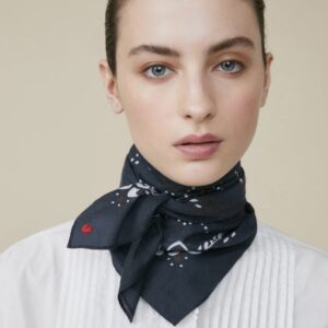 Foulard richie noir