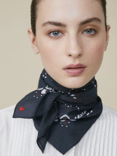 Foulard richie noir