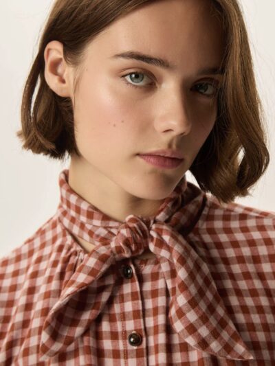 Blusa rainbow cuadros