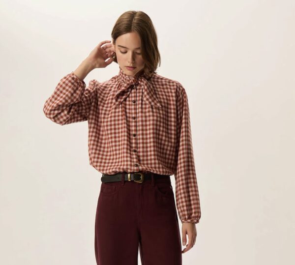 Blusa rainbow cuadros - Imagen 4