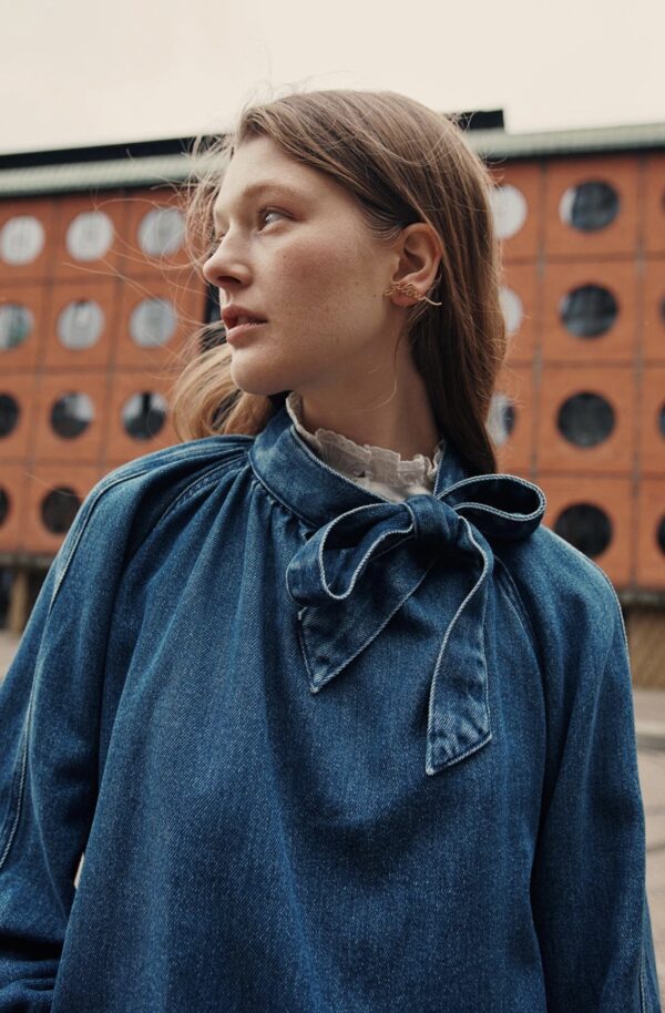 Blusa Lou denim blue