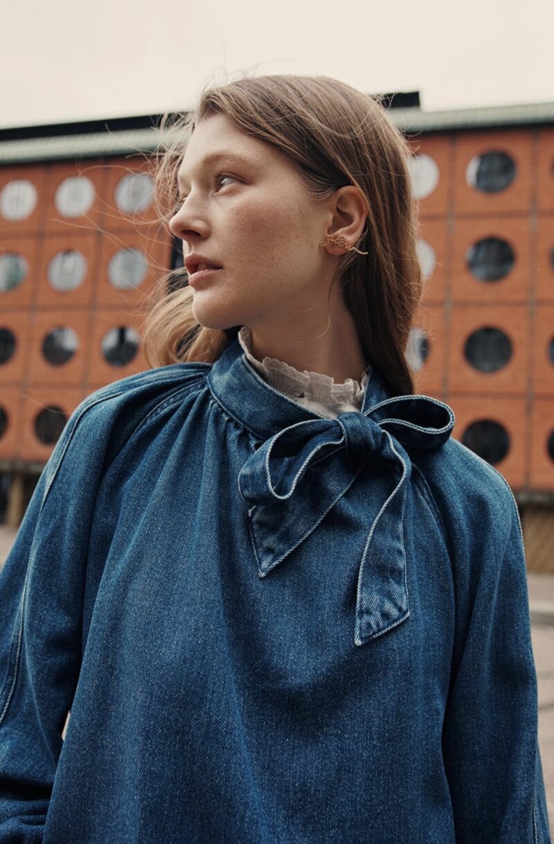 Blusa Lou denim blue