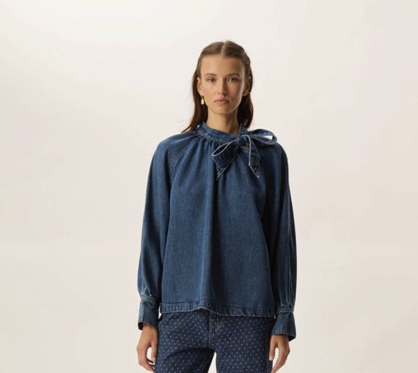 Blusa Lou denim blue - Imagen 6