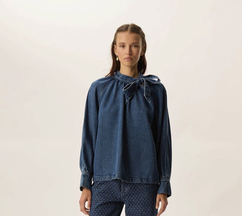 Blusa Lou denim blue - Imagen 6