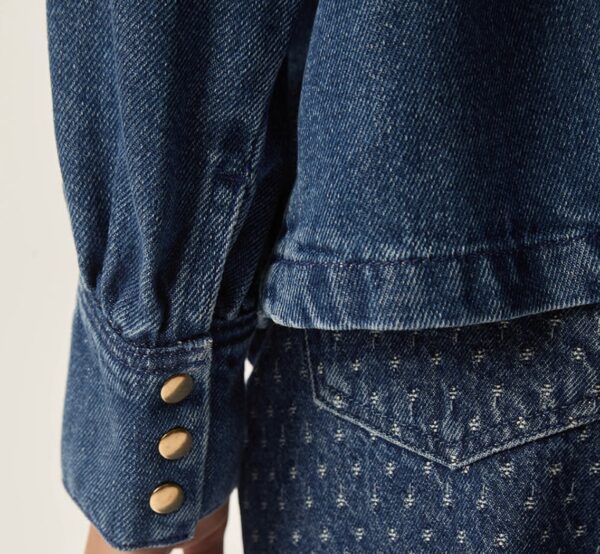 Blusa Lou denim blue - Imagen 5